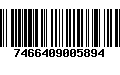 Código de Barras 7466409005894