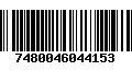 Código de Barras 7480046044153