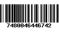 Código de Barras 7480046446742