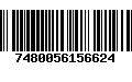 Código de Barras 7480056156624