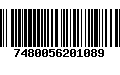 Código de Barras 7480056201089