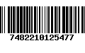 Código de Barras 7482210125477