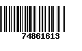 Código de Barras 74861613