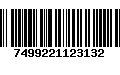 Código de Barras 7499221123132