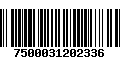 Código de Barras 7500031202336