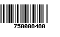 Código de Barras 750008480