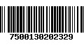 Código de Barras 7500130202329