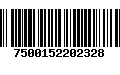 Código de Barras 7500152202328