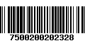 Código de Barras 7500200202328