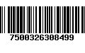 Código de Barras 7500326308499