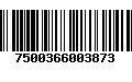 Código de Barras 7500366003873