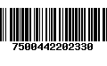 Código de Barras 7500442202330