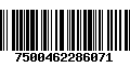 Código de Barras 7500462286071