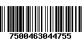 Código de Barras 7500463044755