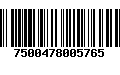 Código de Barras 7500478005765