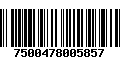 Código de Barras 7500478005857