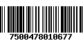 Código de Barras 7500478010677