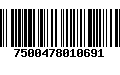 Código de Barras 7500478010691