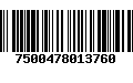 Código de Barras 7500478013760