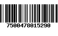 Código de Barras 7500478015290