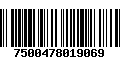 Código de Barras 7500478019069