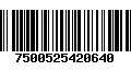 Código de Barras 7500525420640