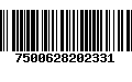 Código de Barras 7500628202331