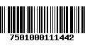 Código de Barras 7501000111442