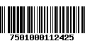 Código de Barras 7501000112425