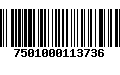 Código de Barras 7501000113736