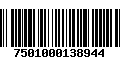 Código de Barras 7501000138944