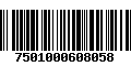 Código de Barras 7501000608058