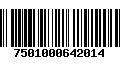 Código de Barras 7501000642014