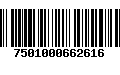 Código de Barras 7501000662616