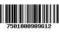 Código de Barras 7501000909612