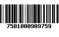 Código de Barras 7501000909759