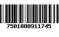 Código de Barras 7501000911745