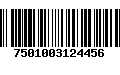 Código de Barras 7501003124456