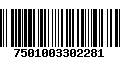 Código de Barras 7501003302281