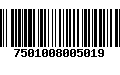 Código de Barras 7501008005019