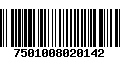 Código de Barras 7501008020142