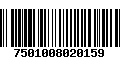 Código de Barras 7501008020159