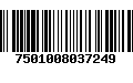 Código de Barras 7501008037249