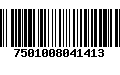 Código de Barras 7501008041413