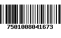 Código de Barras 7501008041673