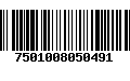 Código de Barras 7501008050491