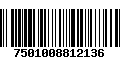 Código de Barras 7501008812136