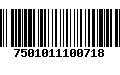 Código de Barras 7501011100718