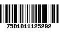 Código de Barras 7501011125292