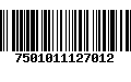 Código de Barras 7501011127012